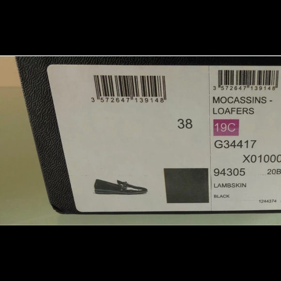 NIB CHANEL Loafers dress SHOES w/dust bag sz 38 Italy AUTHENTIC - Picture 11 of 11